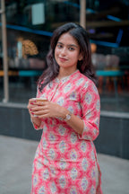 Aafita Cotton Kurta Pant Set