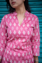 Lina Cotton Kurta Pant Set