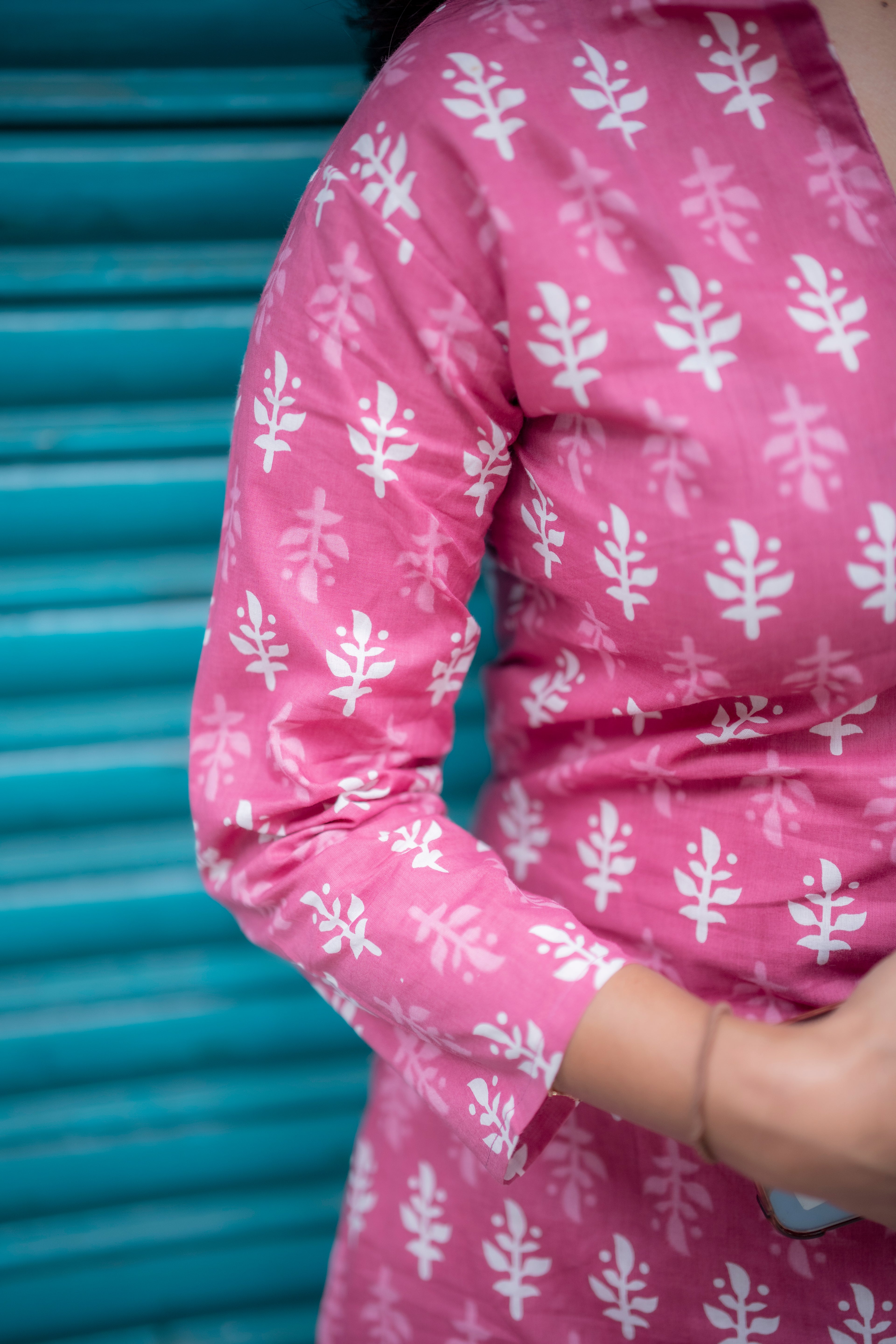 Lina Cotton Kurta Pant Set