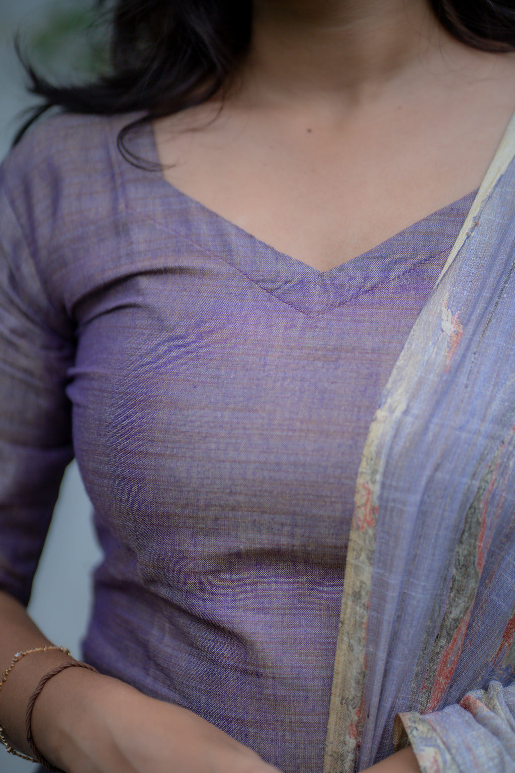 Mahibha Katha cotton suit set