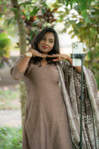 Hina Raw Silk Cotton Suit Set