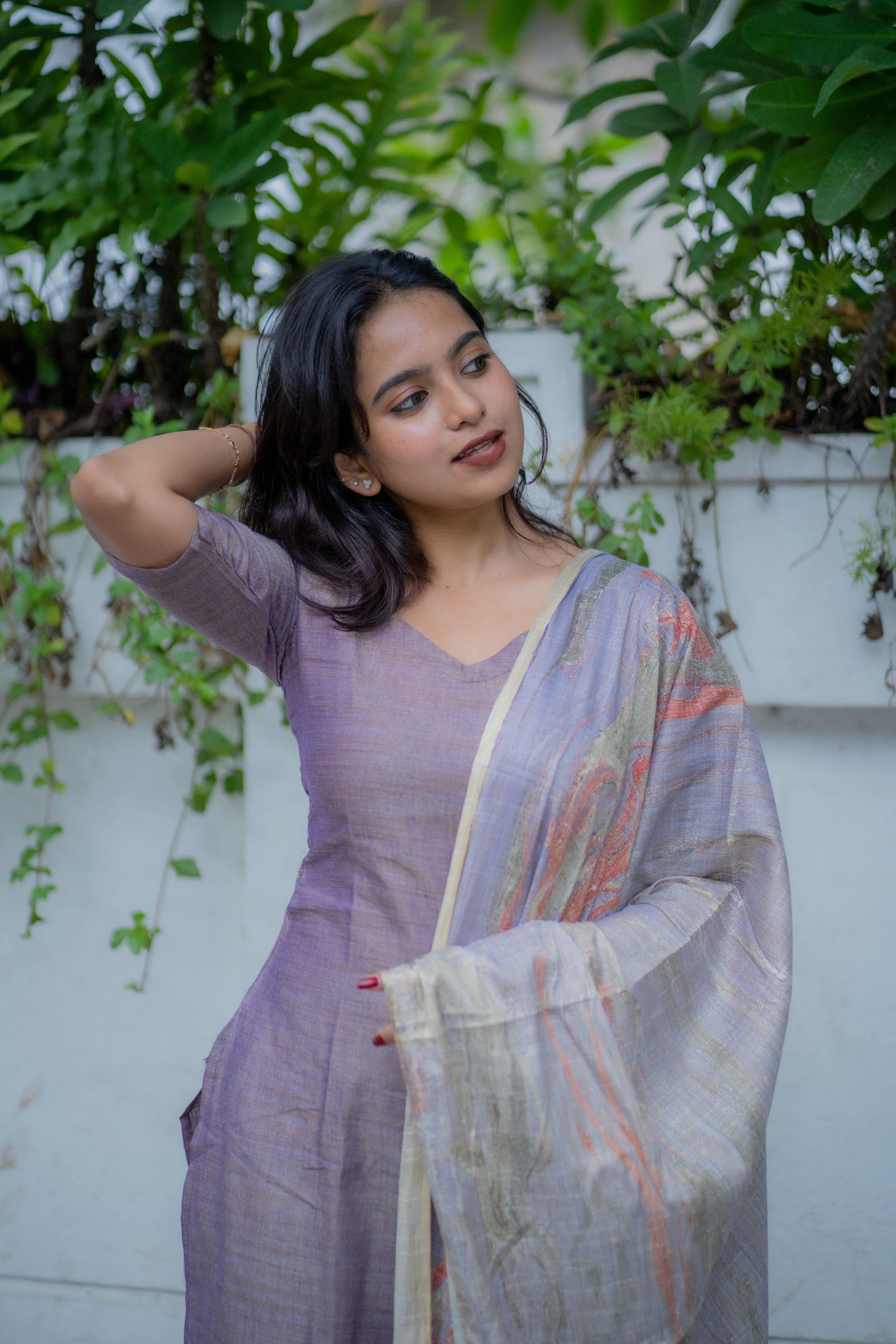 Mahibha Katha cotton suit set