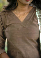 Hina Raw Silk Cotton Suit Set