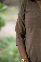 Hina Raw Silk Cotton Suit Set