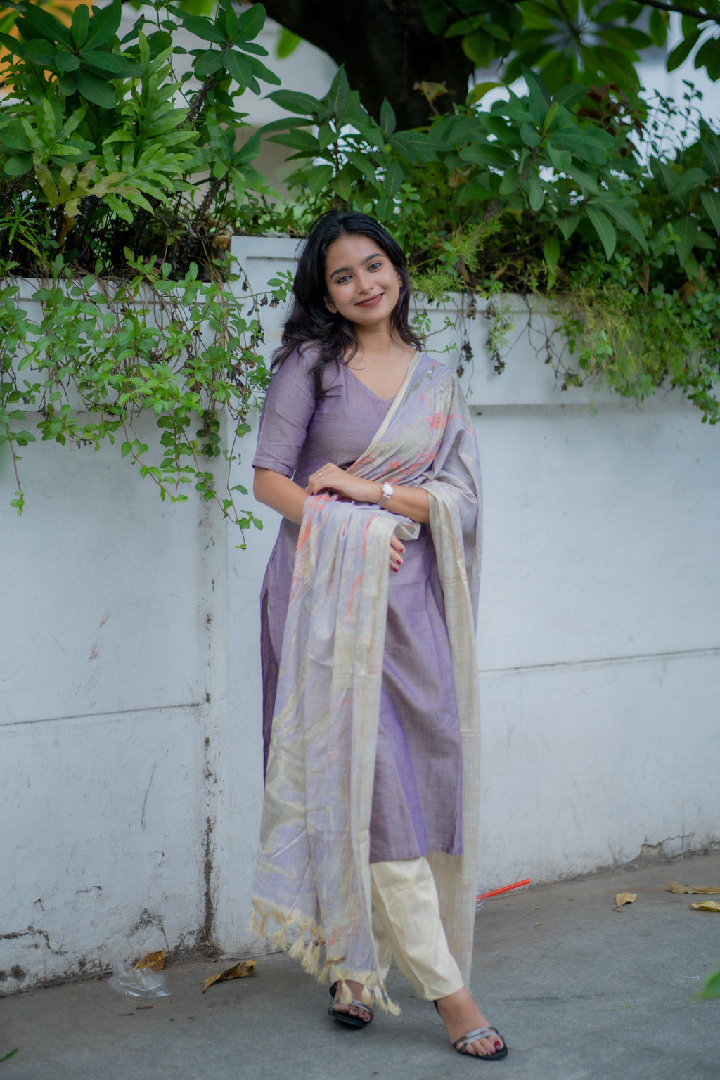 Mahibha Katha cotton suit set