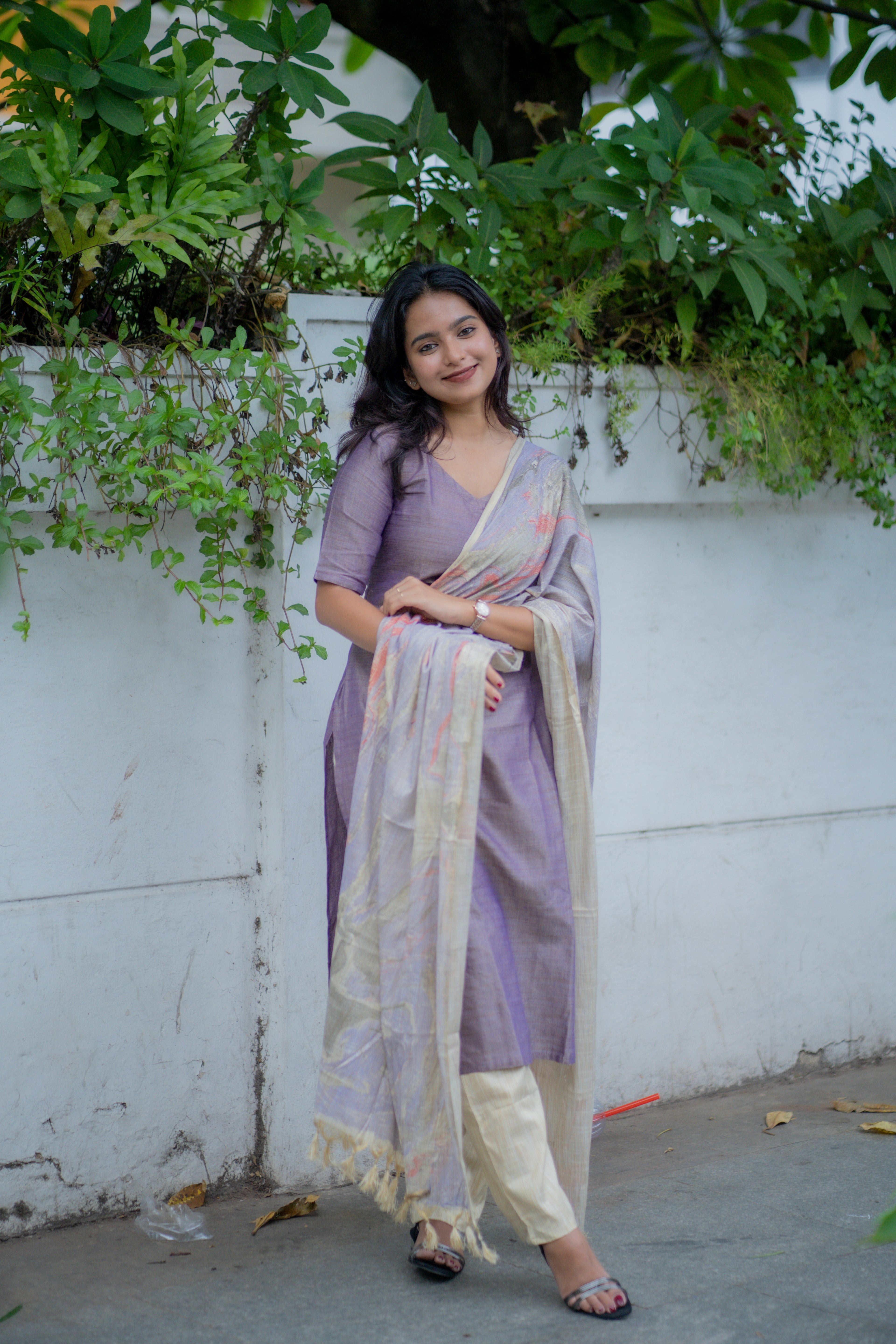 Mahibha Katha cotton suit set