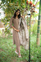 Hina Raw Silk Cotton Suit Set