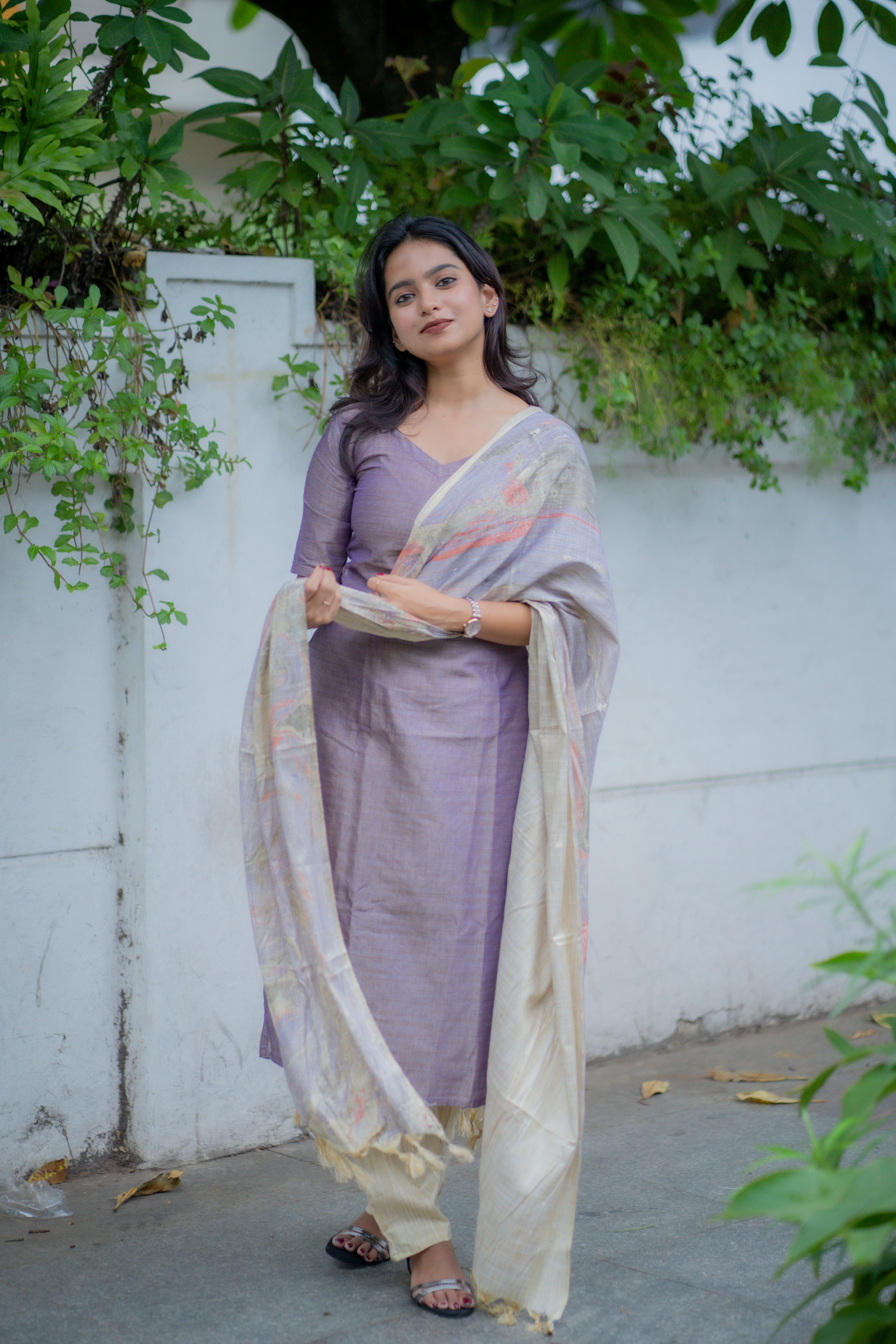 Mahibha Katha cotton suit set