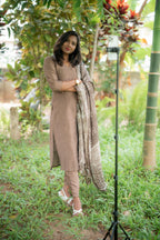 Hina Raw Silk Cotton Suit Set