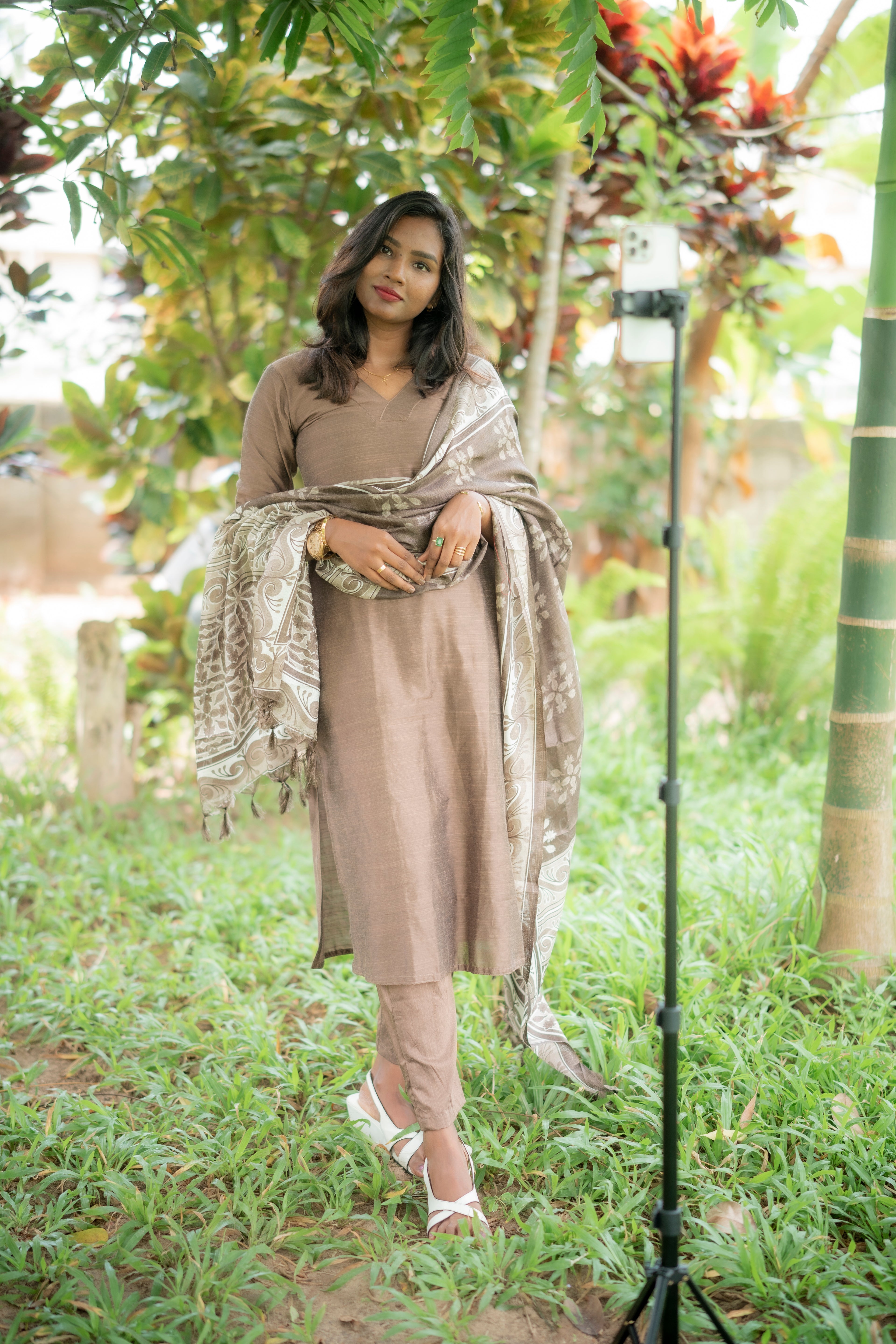 Hina Raw Silk Cotton Suit Set