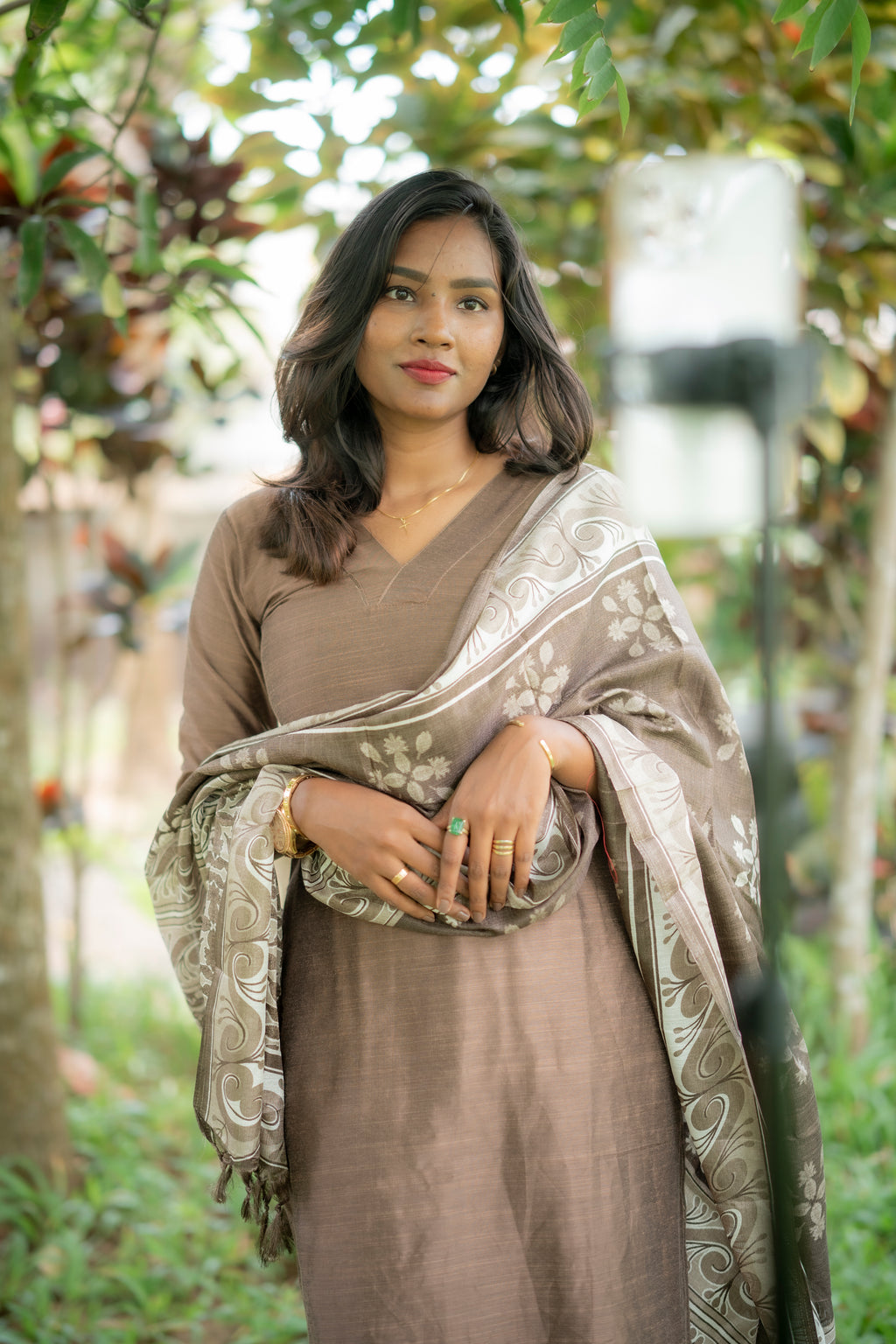 Hina Raw Silk Cotton Suit Set