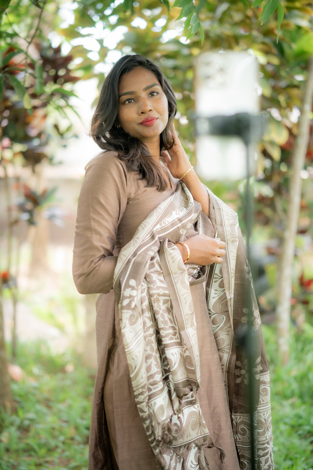 Hina Raw Silk Cotton Suit Set