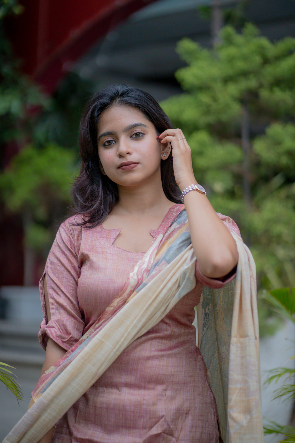 Aarushi Katha Cotton Suit Set