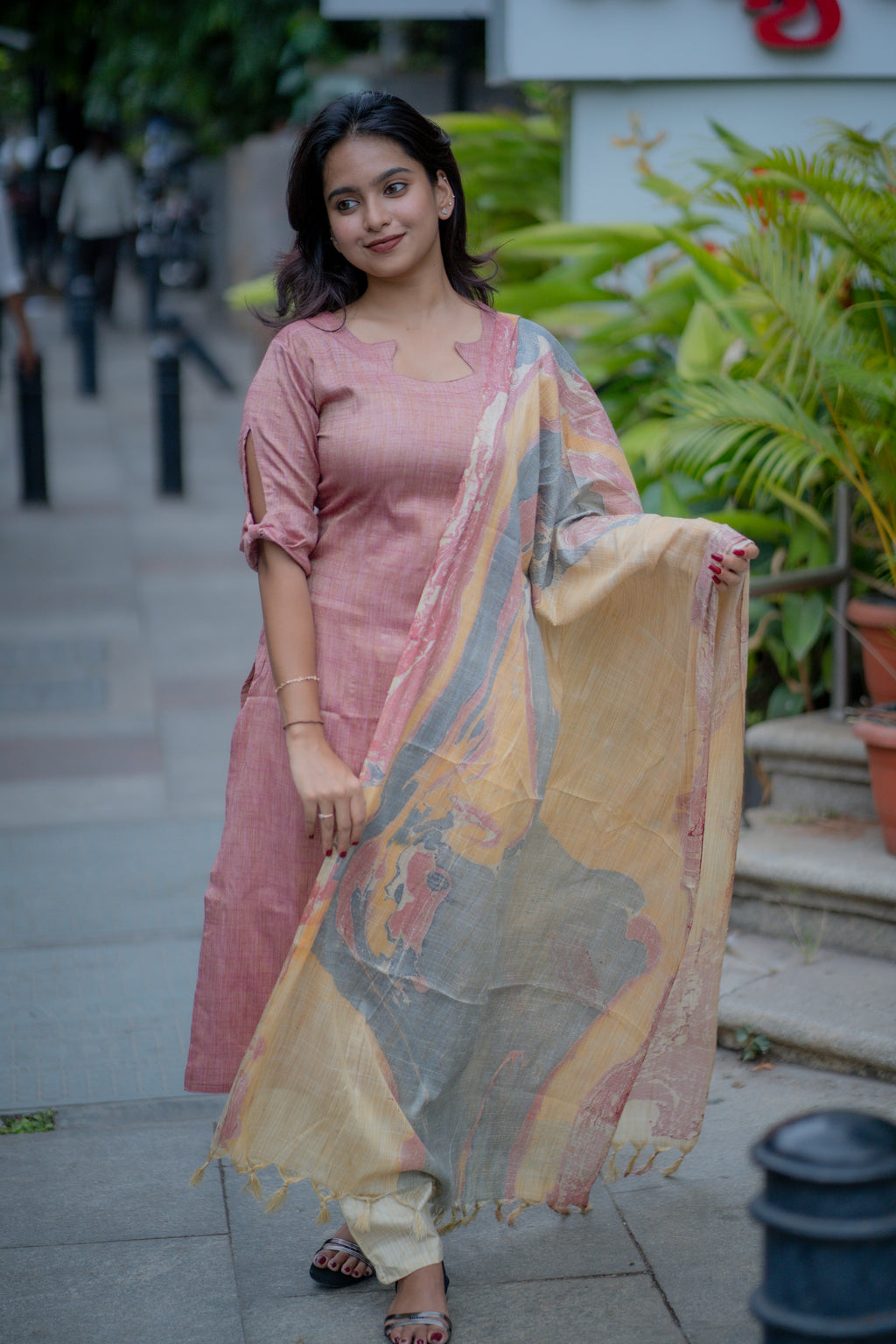 Aarushi Katha Cotton Suit Set