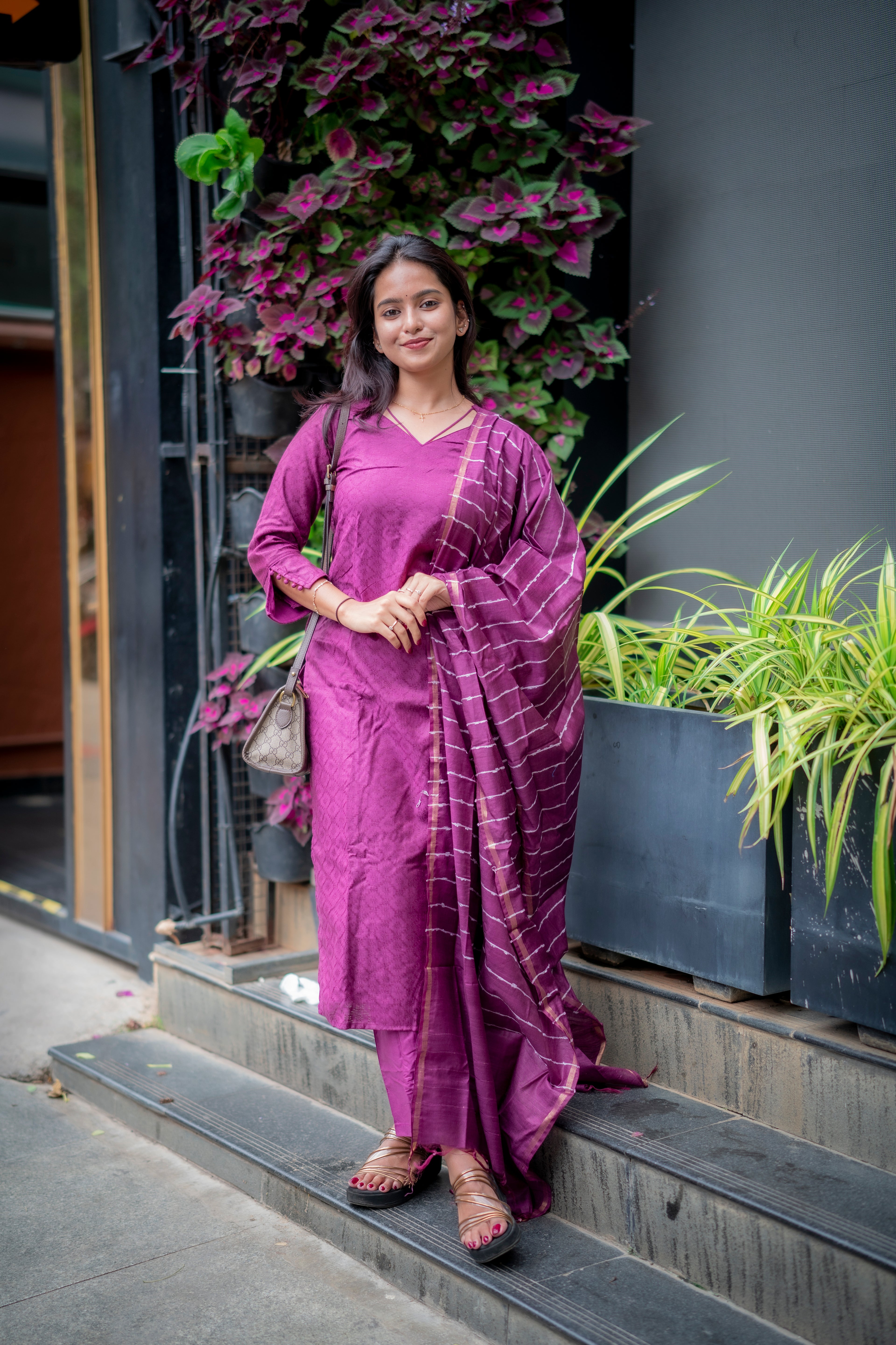 Rubiya Katha cotton Suit Set