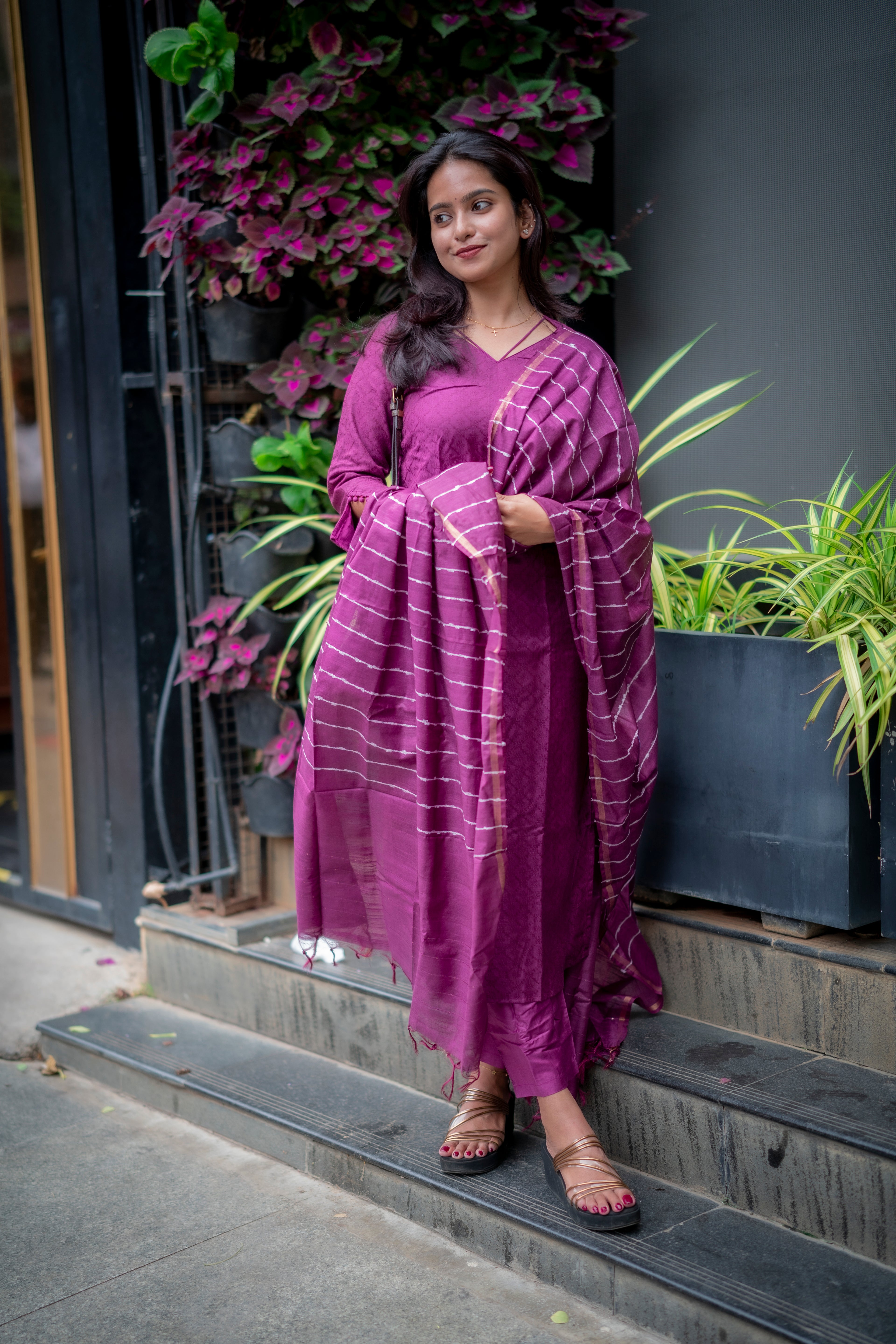 Rubiya Katha cotton Suit Set