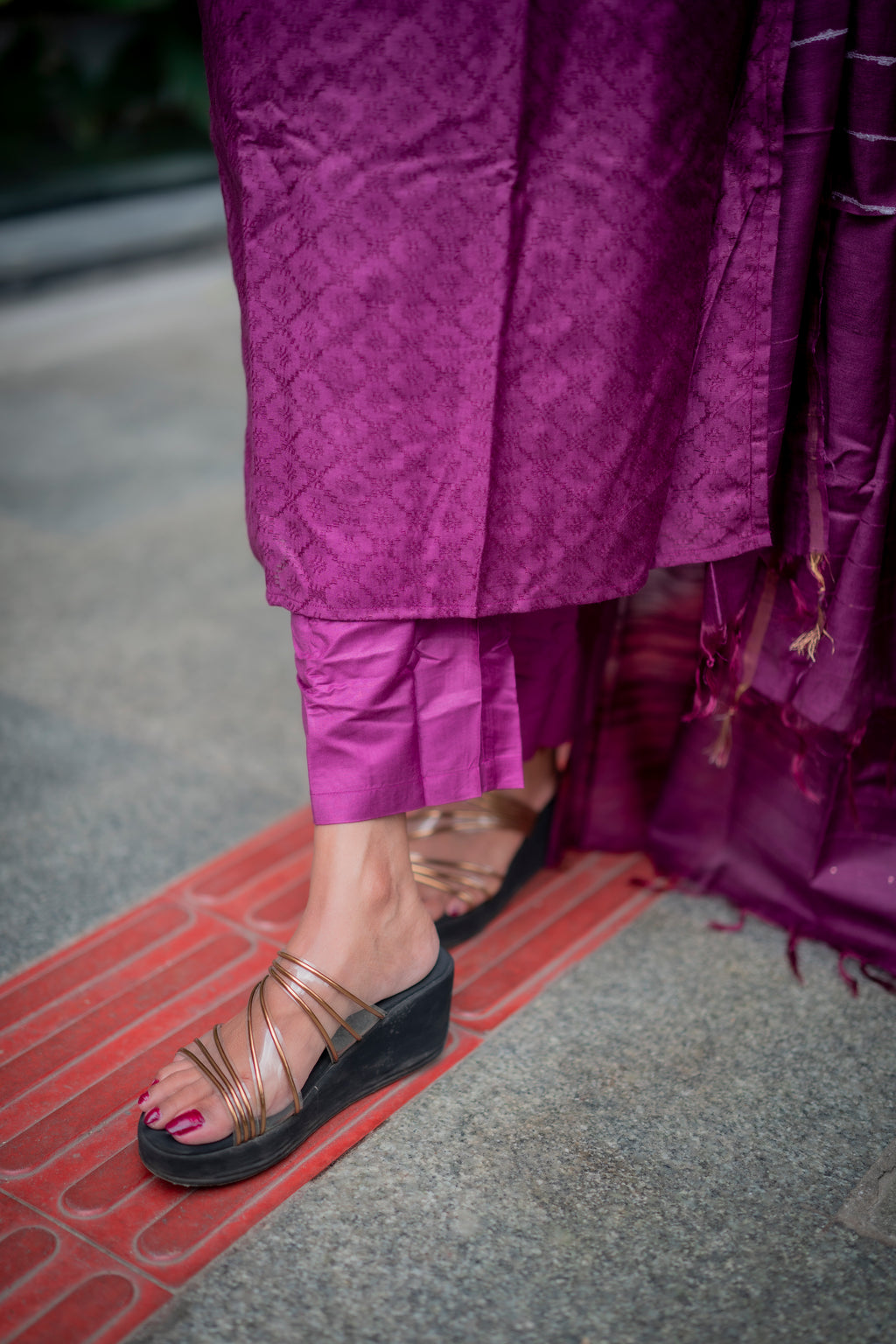 Rubiya Katha cotton Suit Set