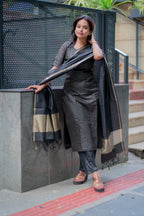 Devika Vegan silk suit set