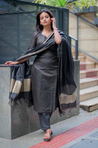 Devika Vegan silk suit set