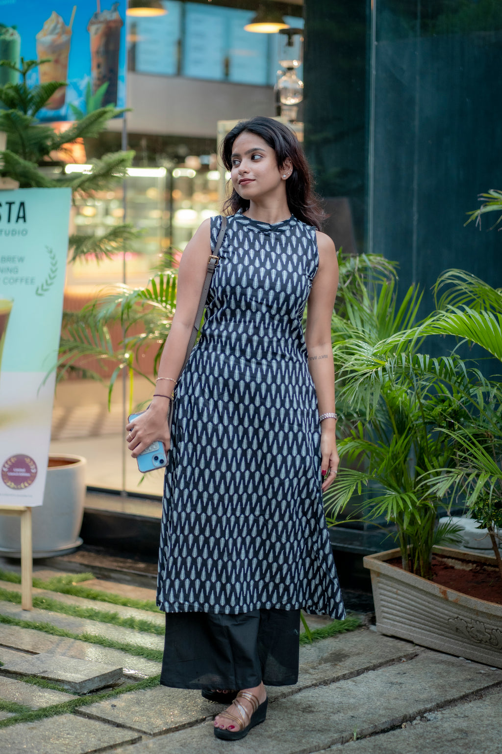 Bhavina Cotton Kurta Pant Set