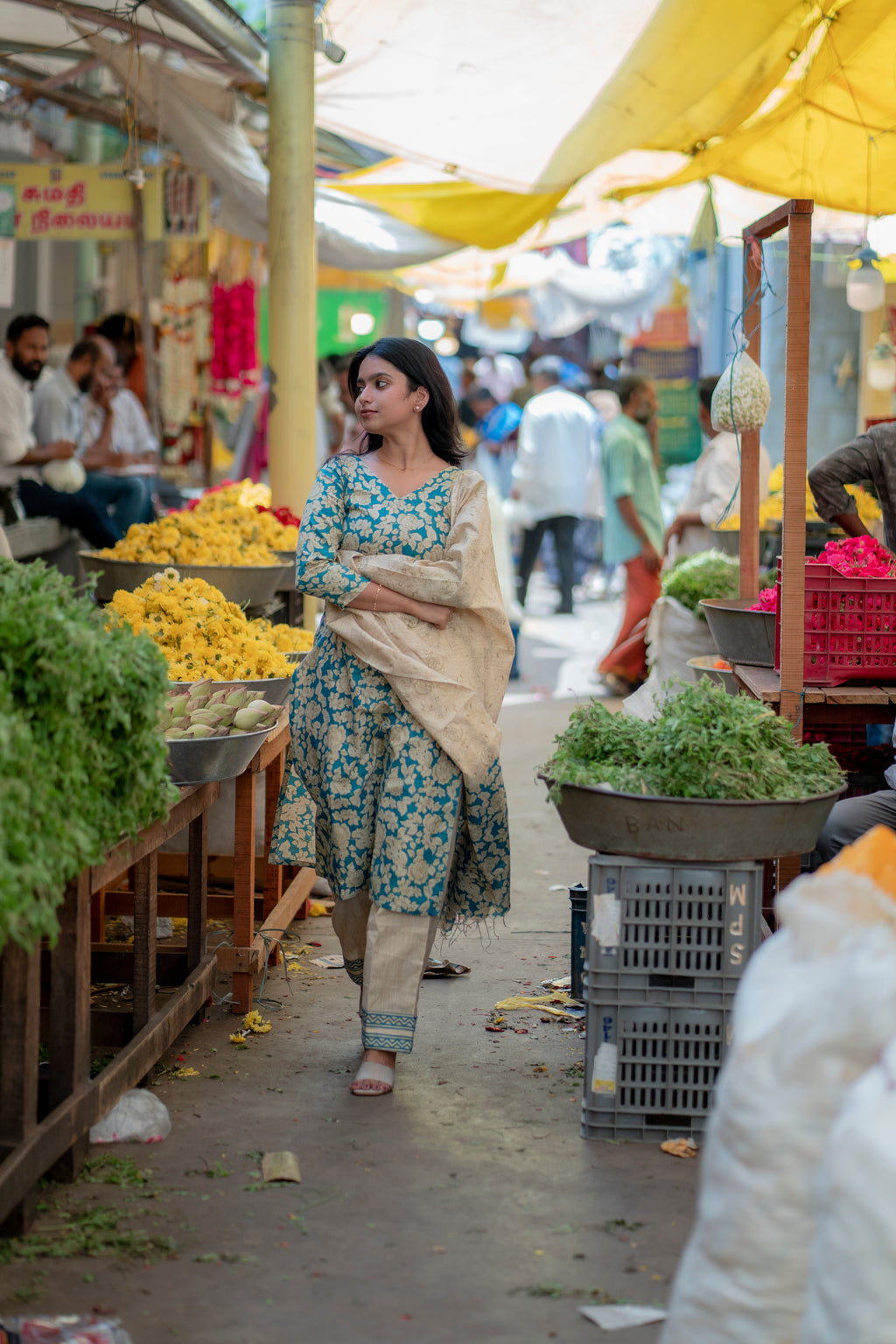 Ahinsha Khadi dupion Suit Set