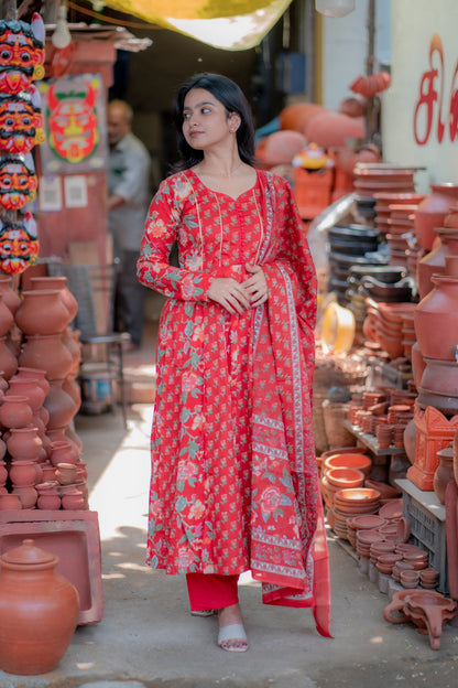 Harsha Cotton Suit Set