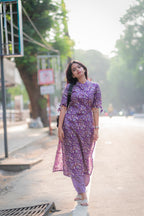 Hazel Cotton Kurta & Pant Set