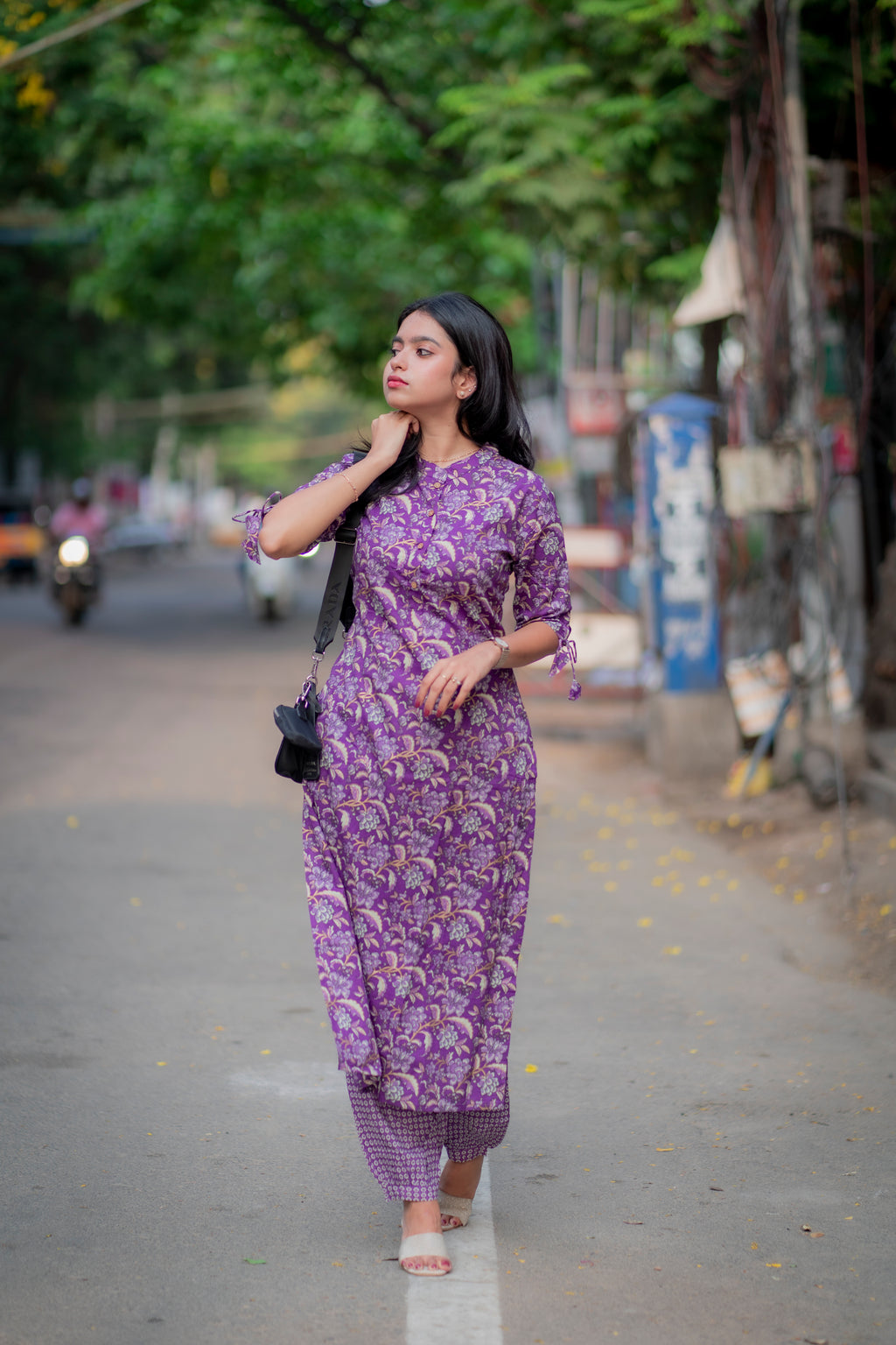 Hazel Cotton Kurta & Pant Set