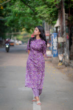 Hazel Cotton Kurta & Pant Set