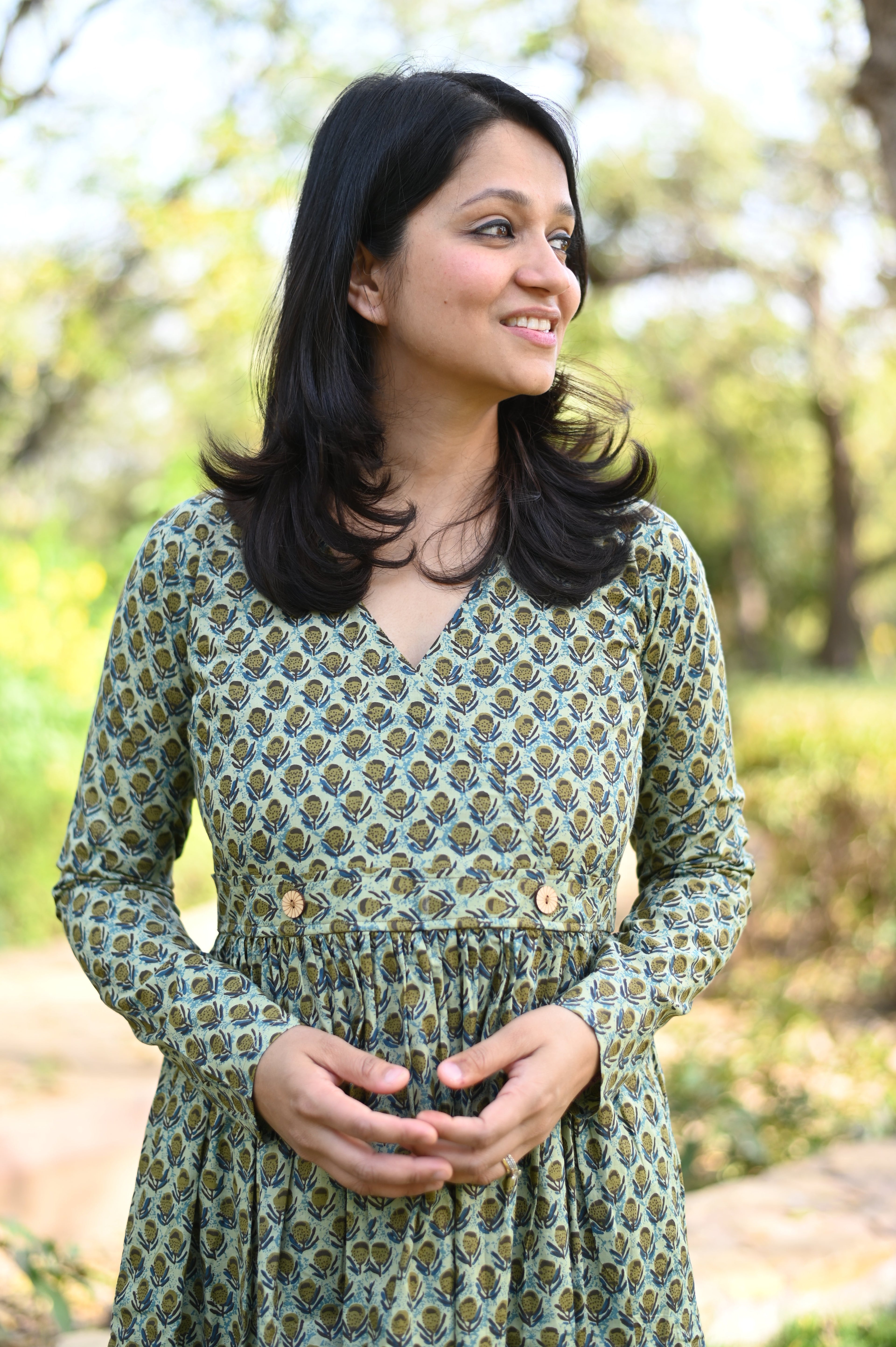 Geetika Cotton Midi Dress