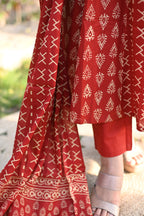 Marina Anarkali Cotton Suit Set