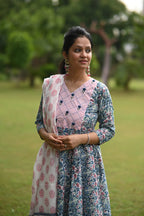 Sahiba Cotton Anarkali Suit Set