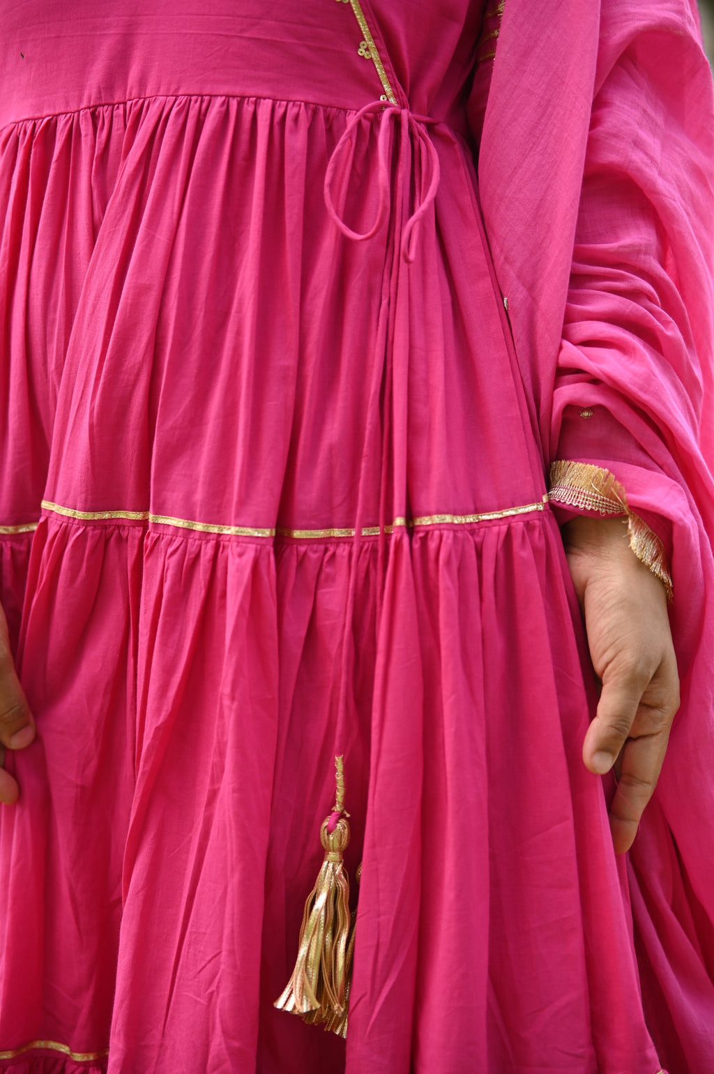 Banno Anarkali Cotton Suit Set