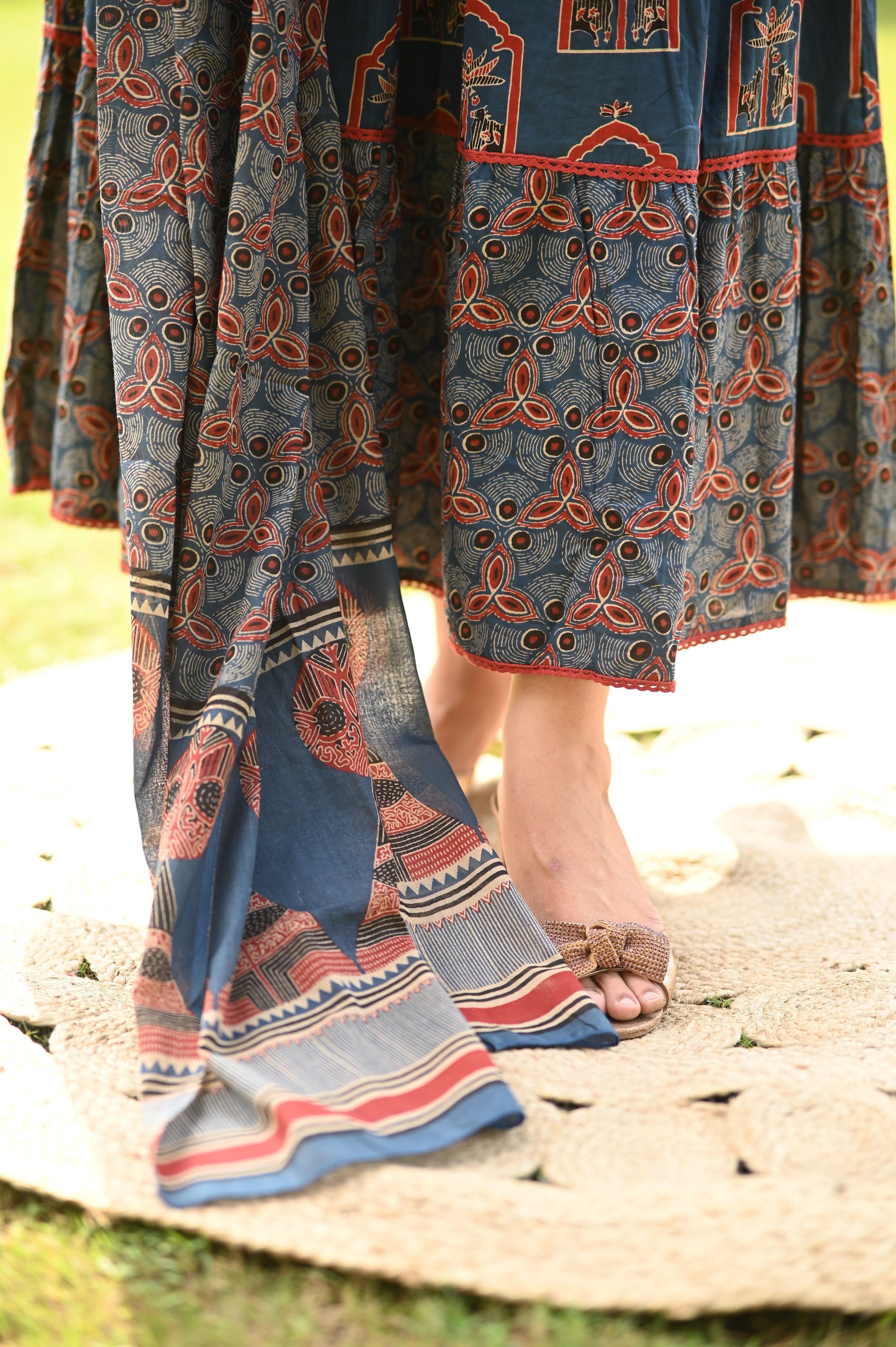 Nagma Anarkali Cotton Suit Set