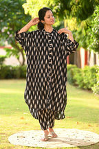 Black Ikkat Cotton Set