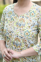 Adorable  floral cotton Kurti