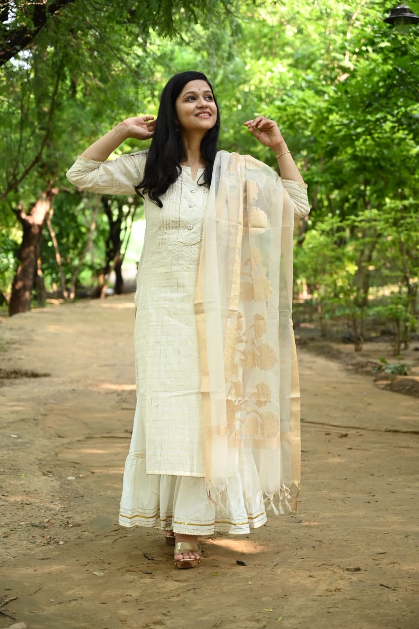 Chaahat Cotton Sharara Suit Set