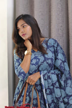 Hailey Cotton Anarkali set