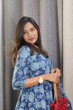 Hailey Cotton Anarkali set