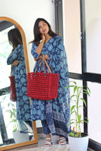 Hailey Cotton Anarkali set