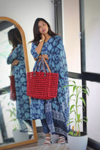 Hailey Cotton Anarkali set