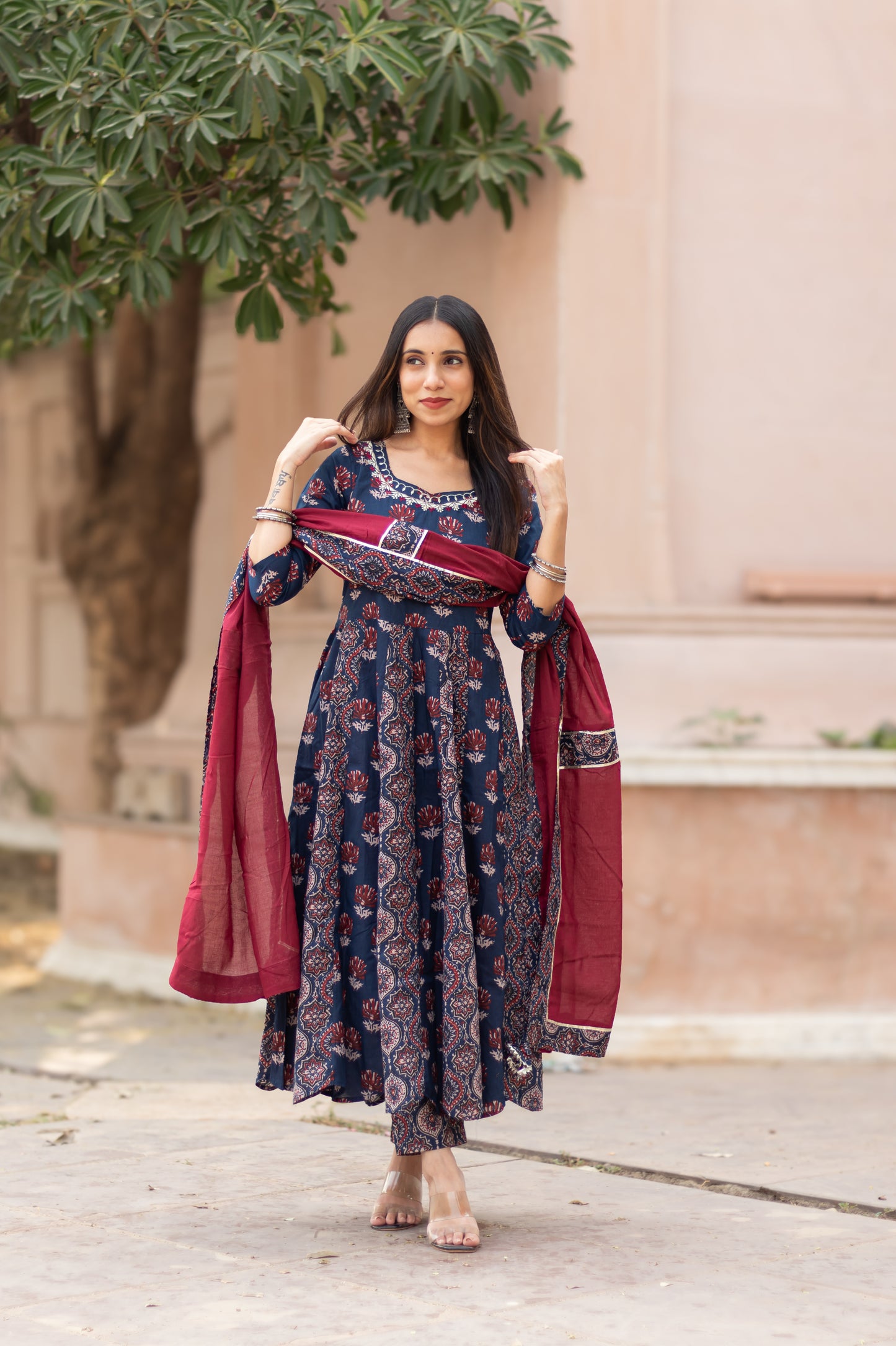 Megha Anarkali Suit Set - TADA