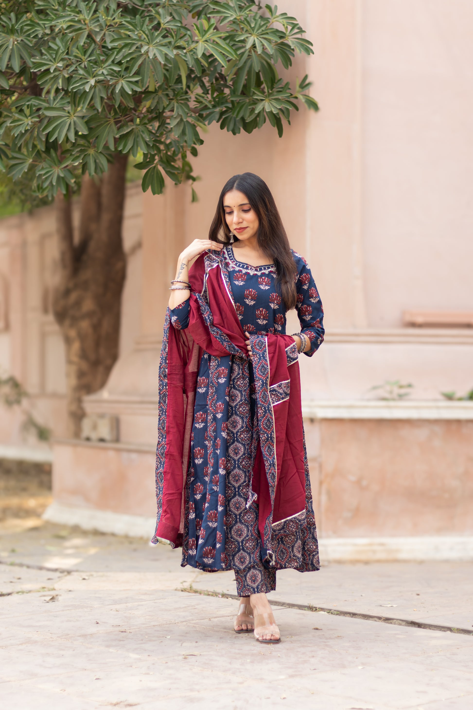 Megha Anarkali Suit Set - TADA