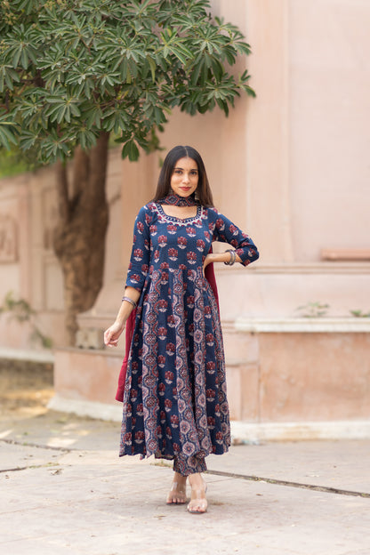 Megha Anarkali Suit Set - TADA