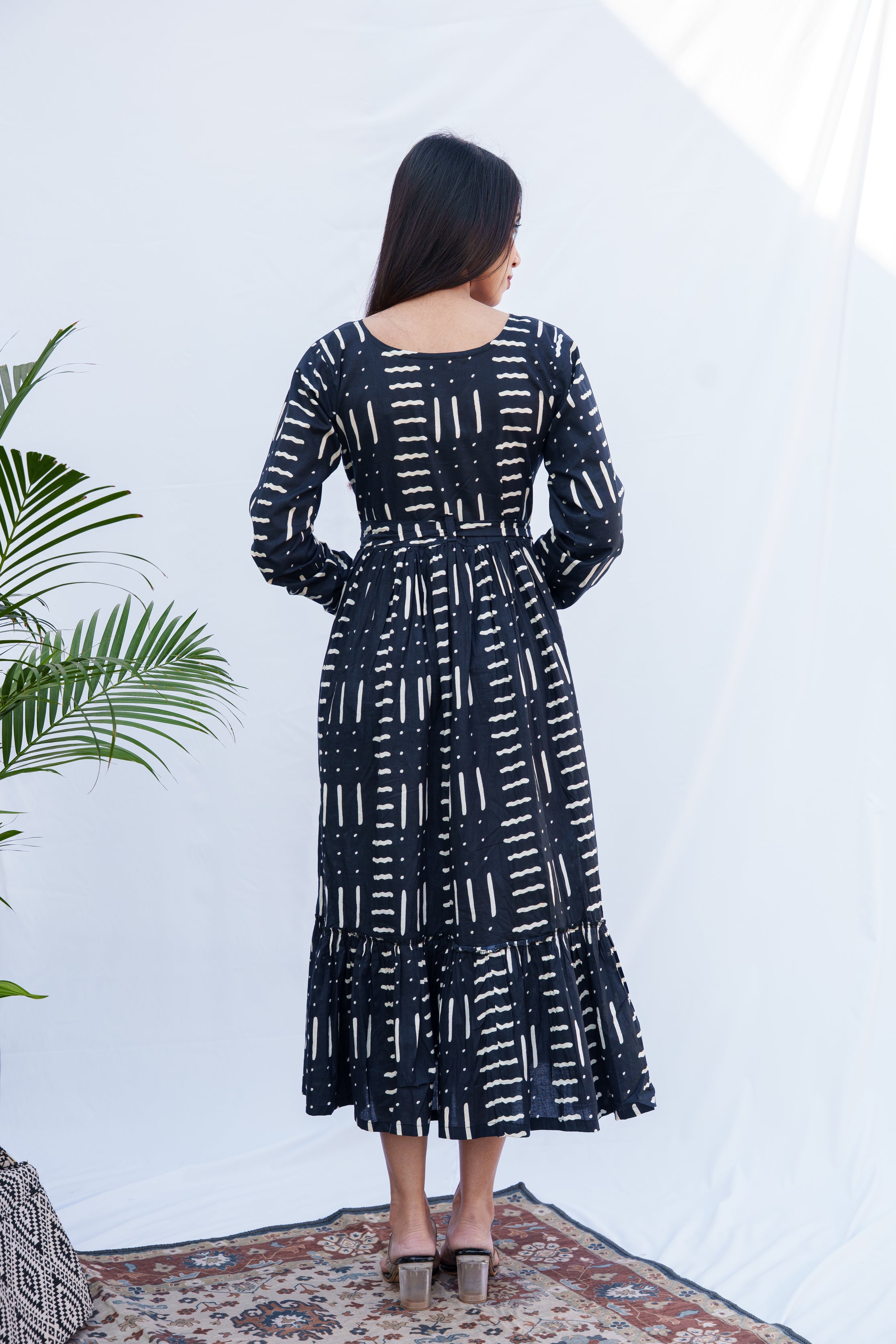 Briar Cotton tiered dress