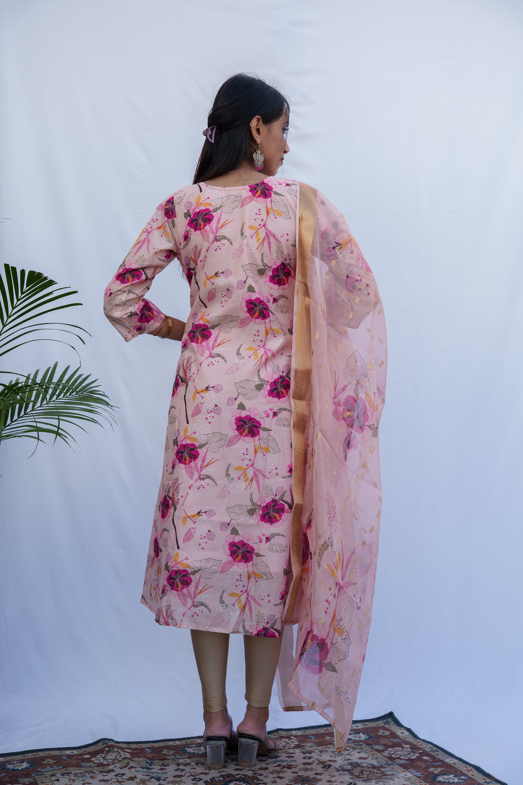 Madhu Digital Print Kurti & Dupatta Set