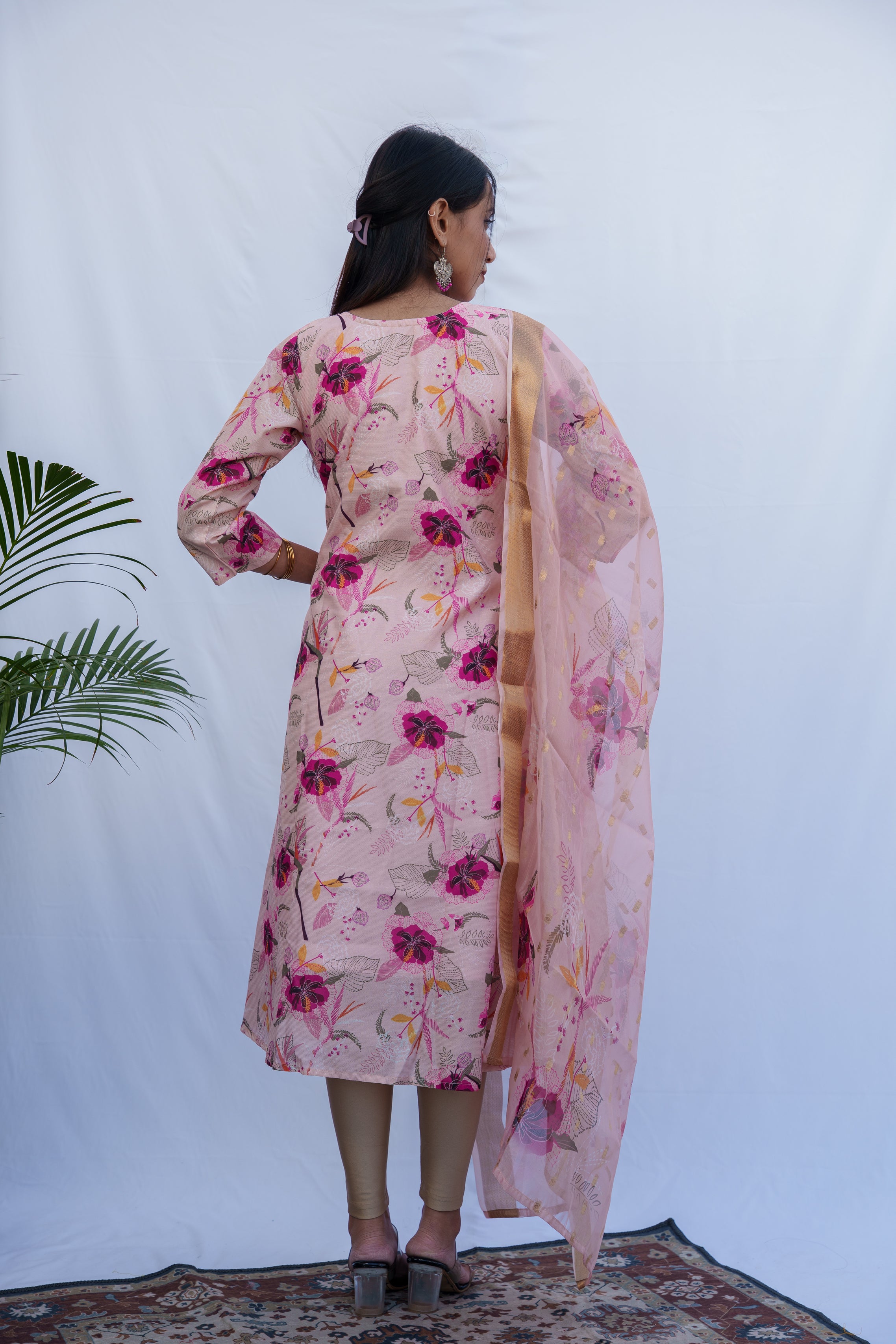 Madhu Digital Print Kurti & Dupatta Set