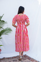 Catelyn Cotton Dress with hip knot