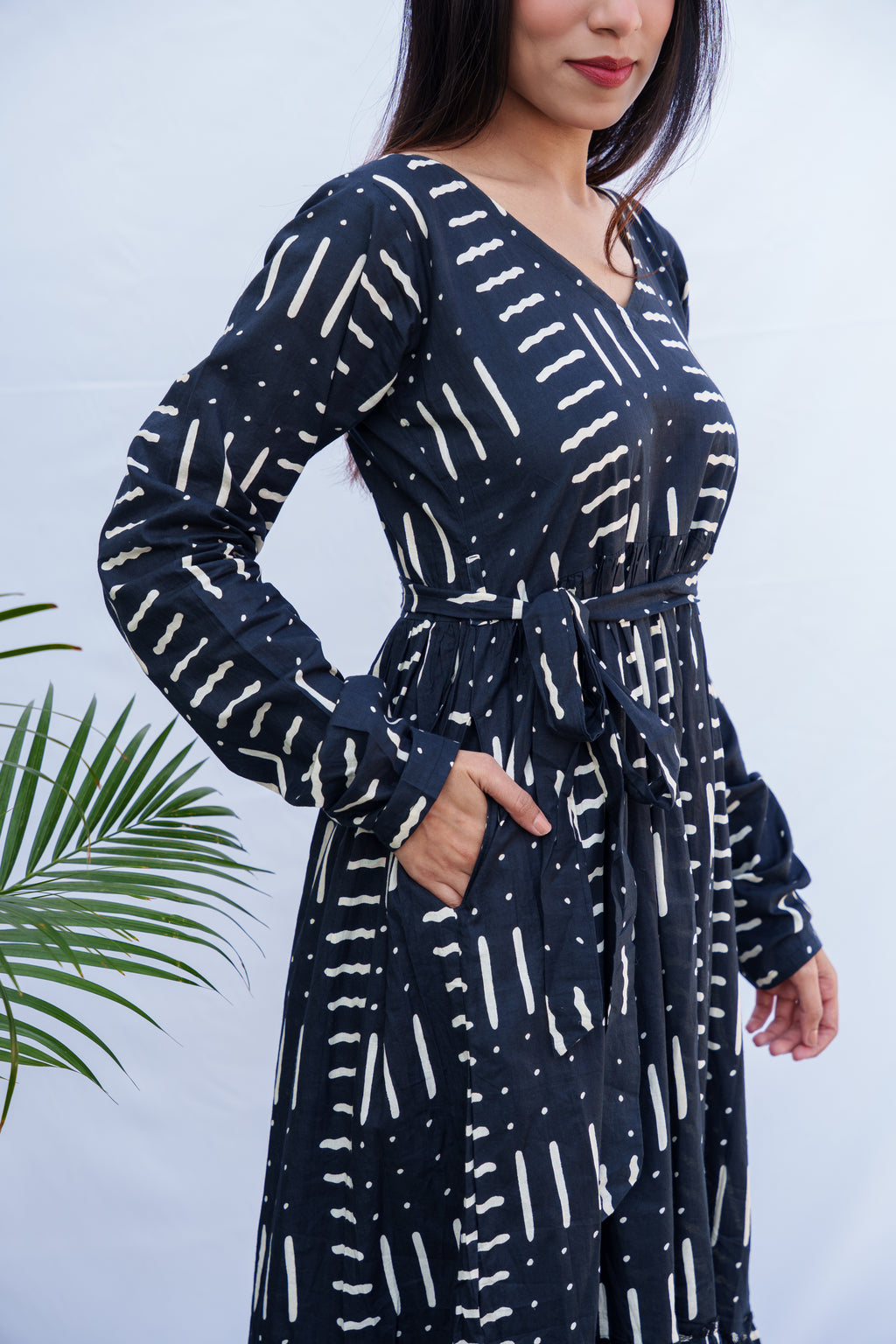 Briar Cotton tiered dress