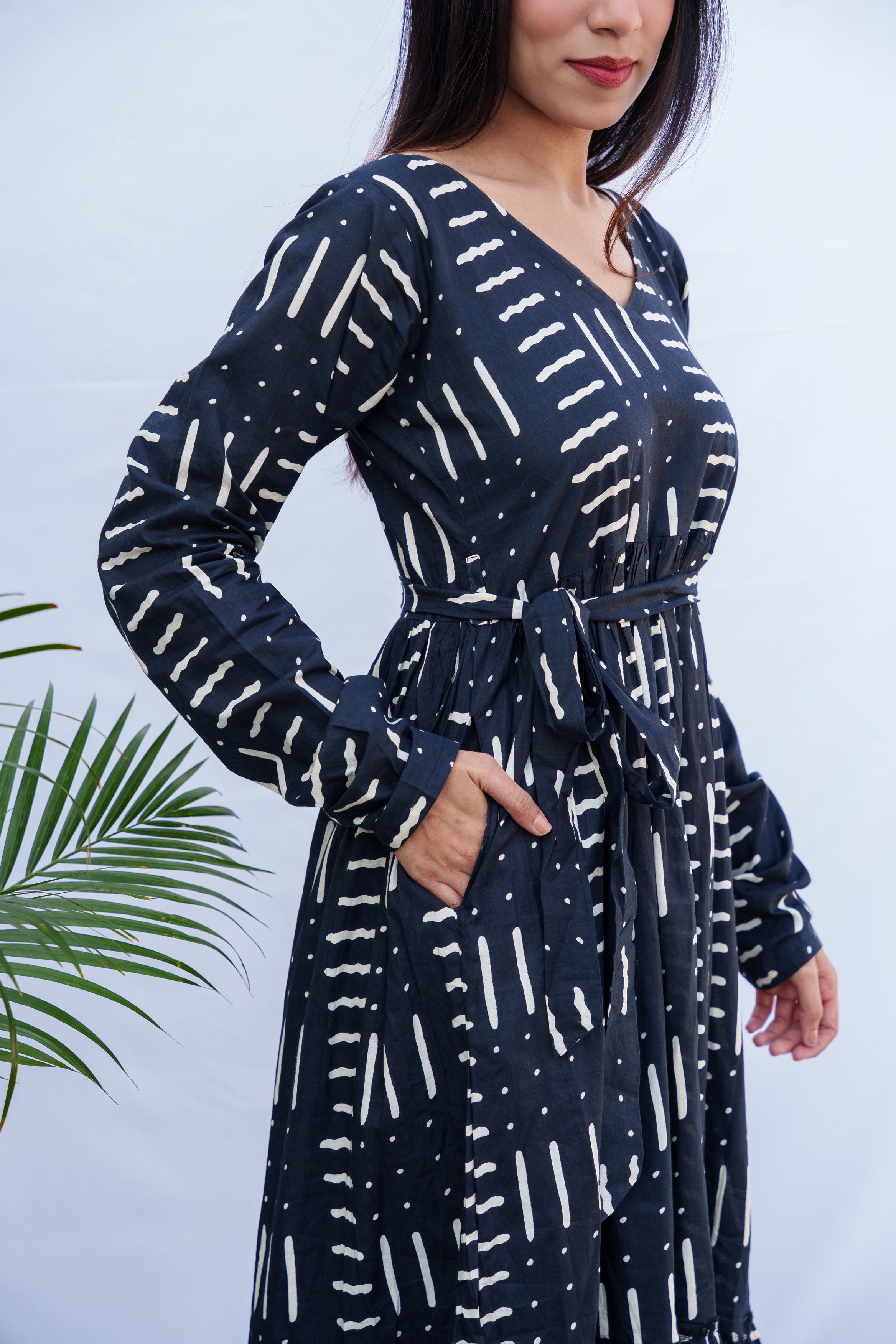 Briar Cotton tiered dress